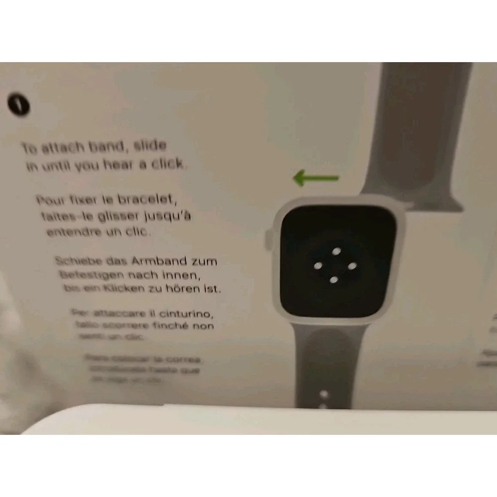 Apple Watch Sport Band 45mm S/M Series - Midnight Black Open Box
